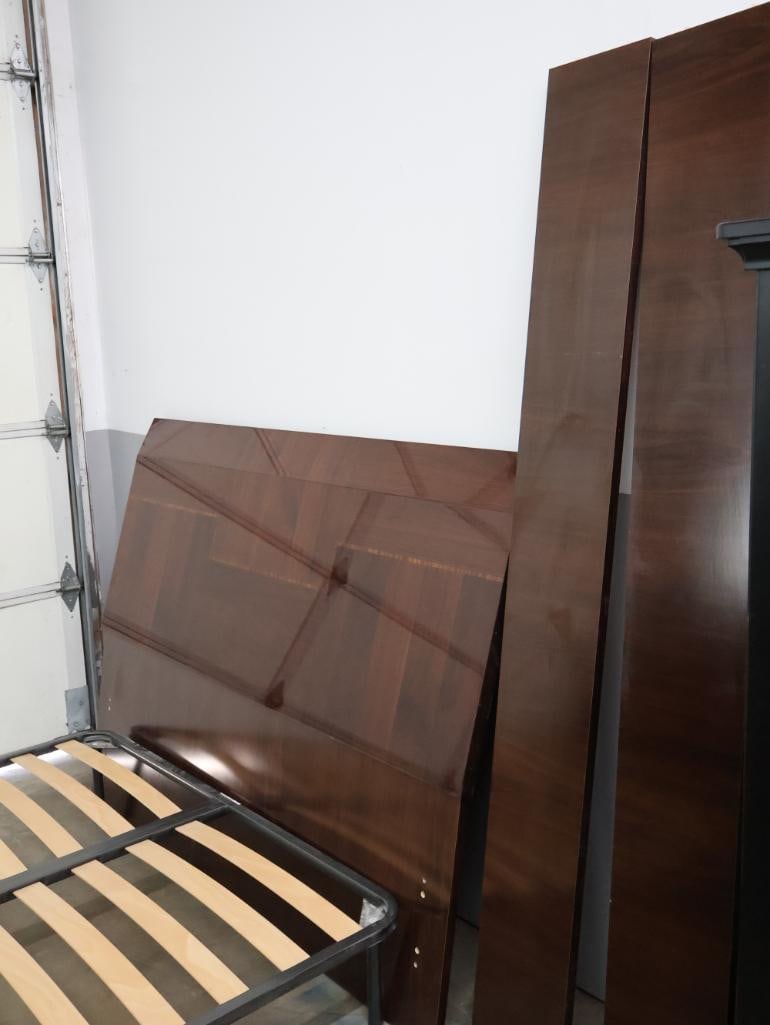 Contemporary Wood Platform Bed Frame with Slat Support - 7