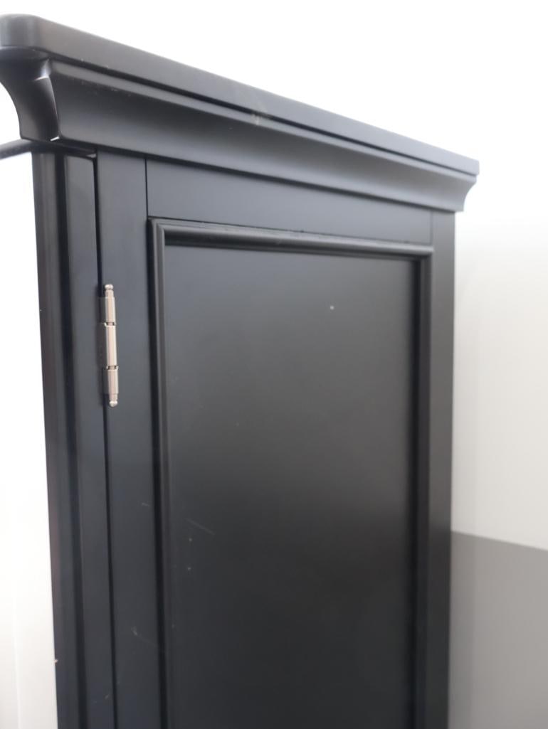 Black Armoire Cabinet with Drawers - 6