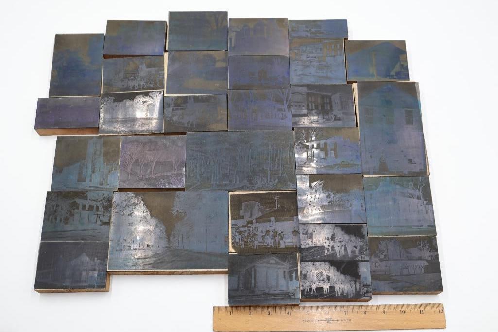 Collection of Photo Engraved Printing Blocks - 2