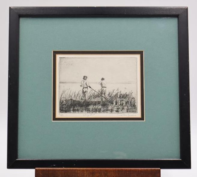 Ron Swann 'Wing Shot' Signed Numbered Etching - 2
