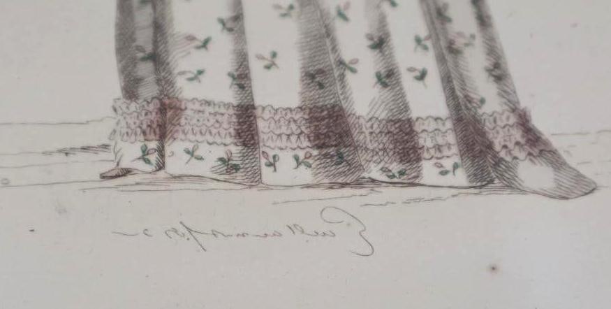 Pair of Victorian French Fashion Prints - 5