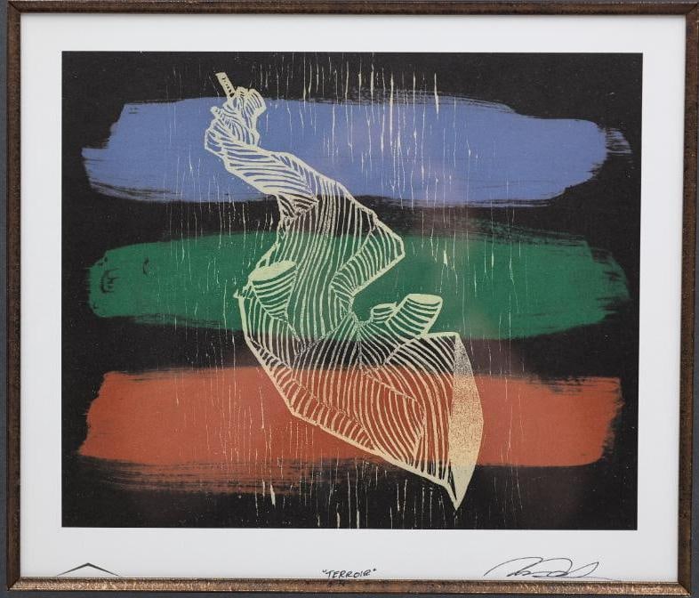 Damien Dawahare 'Terrior' Woodblock Print - 2