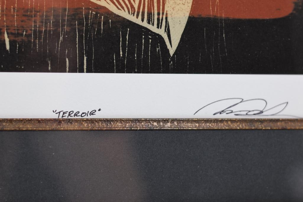 Damien Dawahare 'Terrior' Woodblock Print - 3