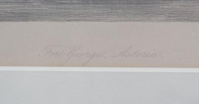 Two Antique Prints of Forts in the Pacific Northwest - 8