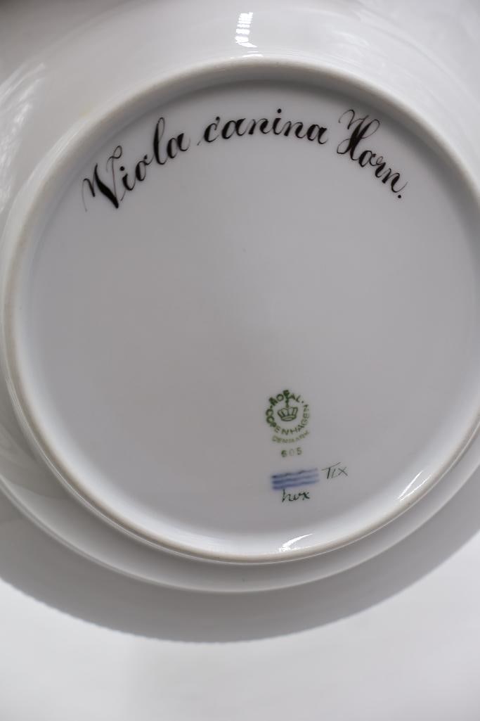 Royal Copenhagen Flora Danica Botanical Plate - 6