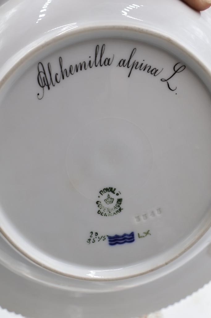 Royal Copenhagen Flora Danica Botanical Plate - 6