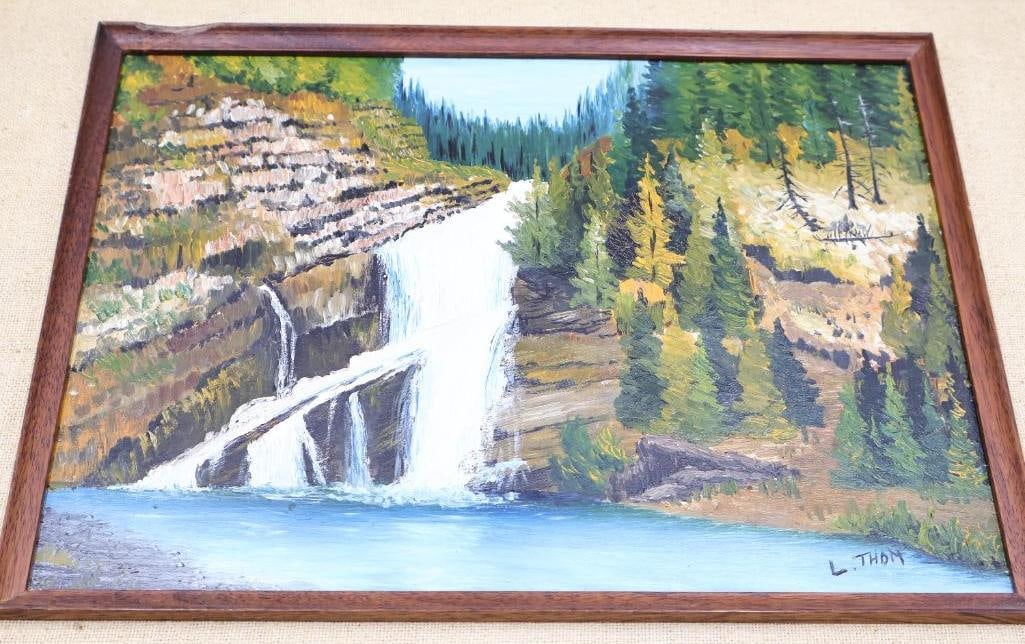 Two Vintage Nature Paintings - 3