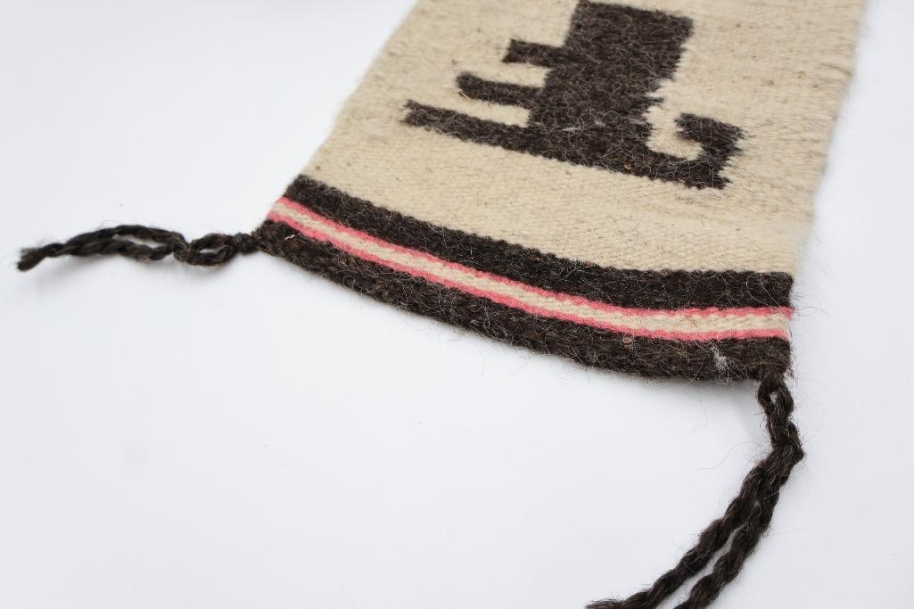 Natural Fiber Native Woven Mat and Stoneware Lidded Jar - 4
