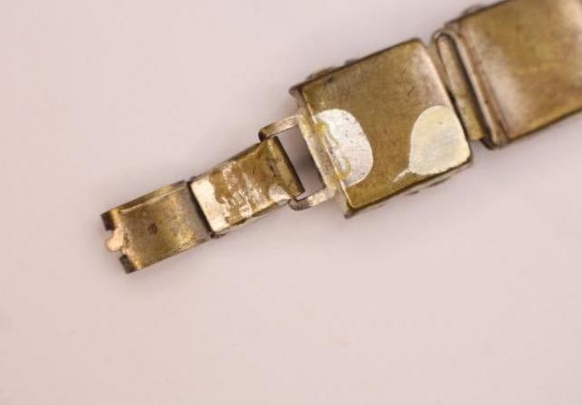 Vintage Micro Mosaic Floral Bracelet - 3