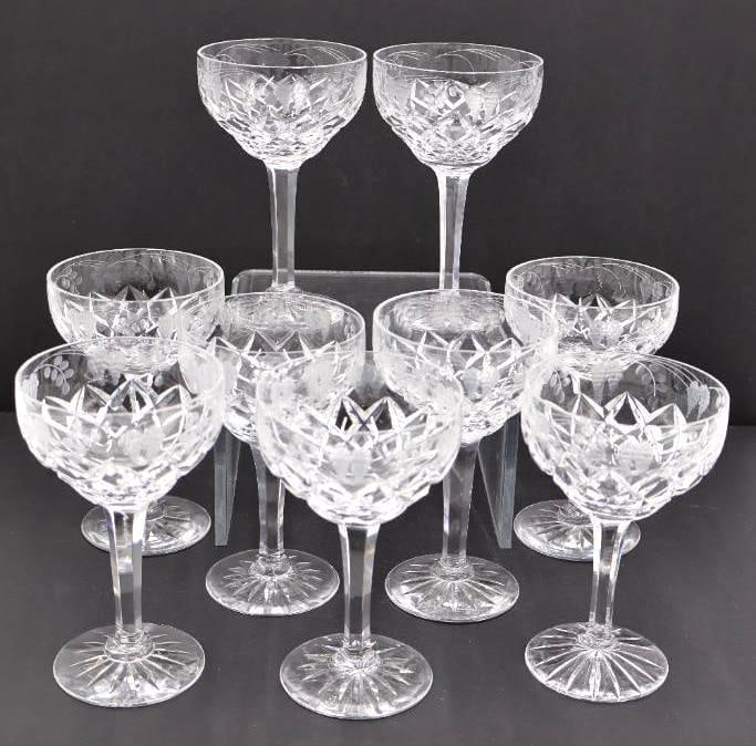 Vintage Crystal Boda Wine Glasses Set (1 of 5)