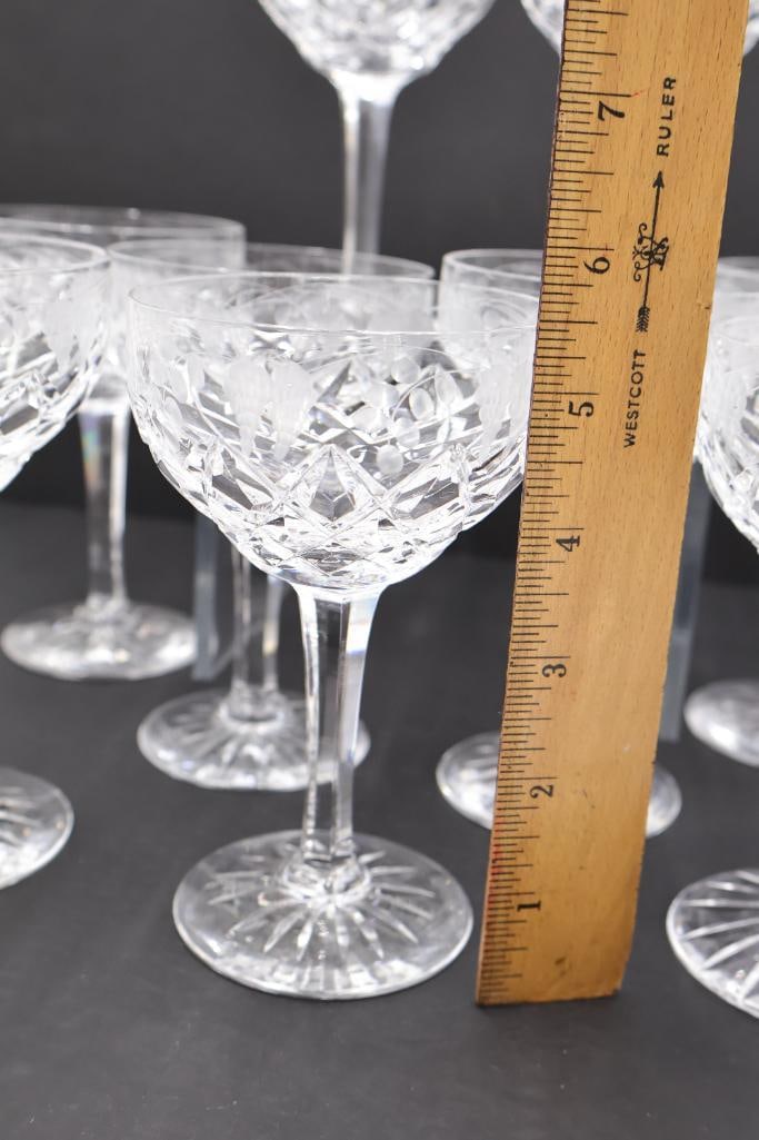 Vintage Crystal Boda Wine Glasses Set - 2