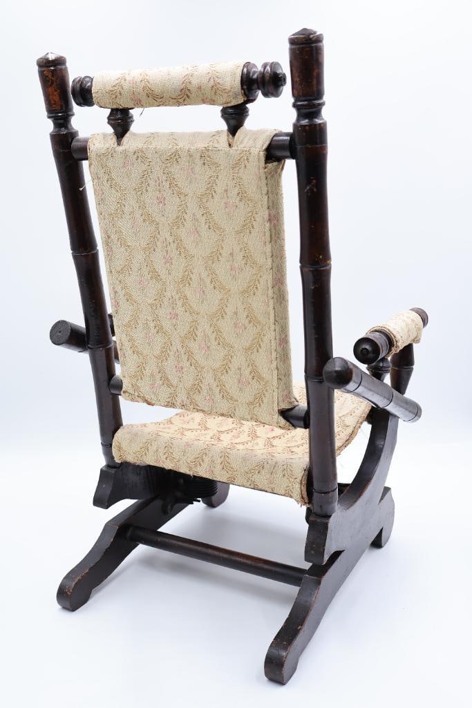 Antique Child's Rocking Chair - 7