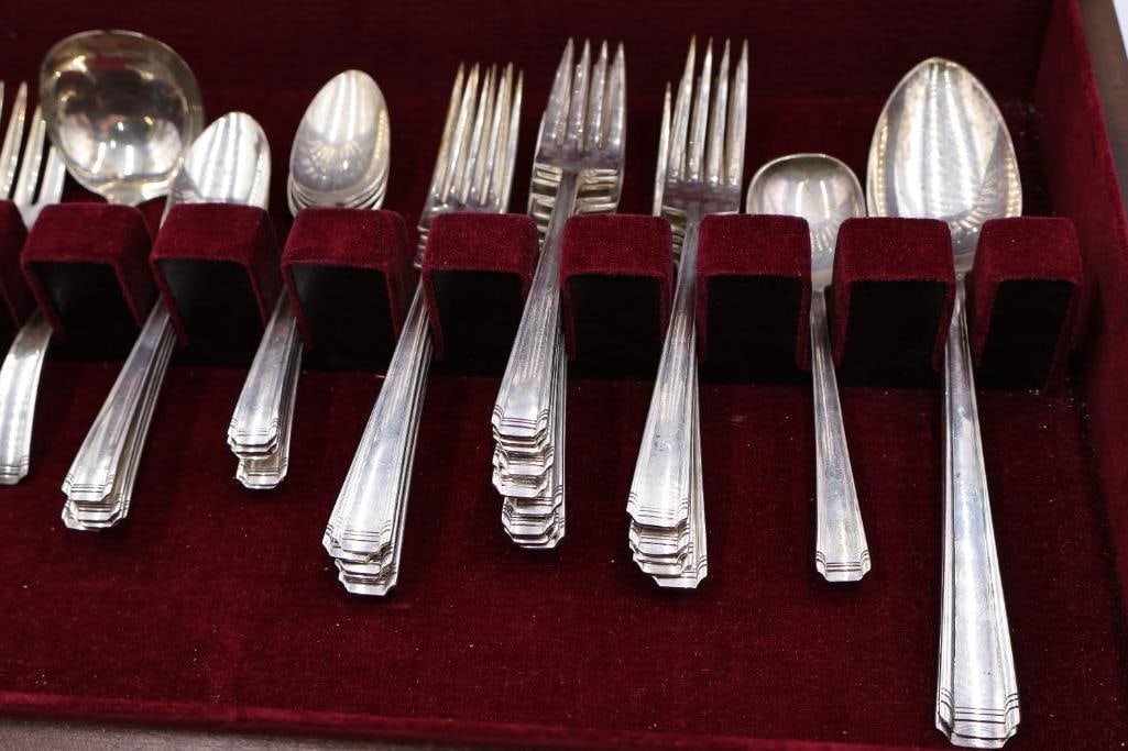 Vintage Westmorland Sterling Silver with Wood Case - 7