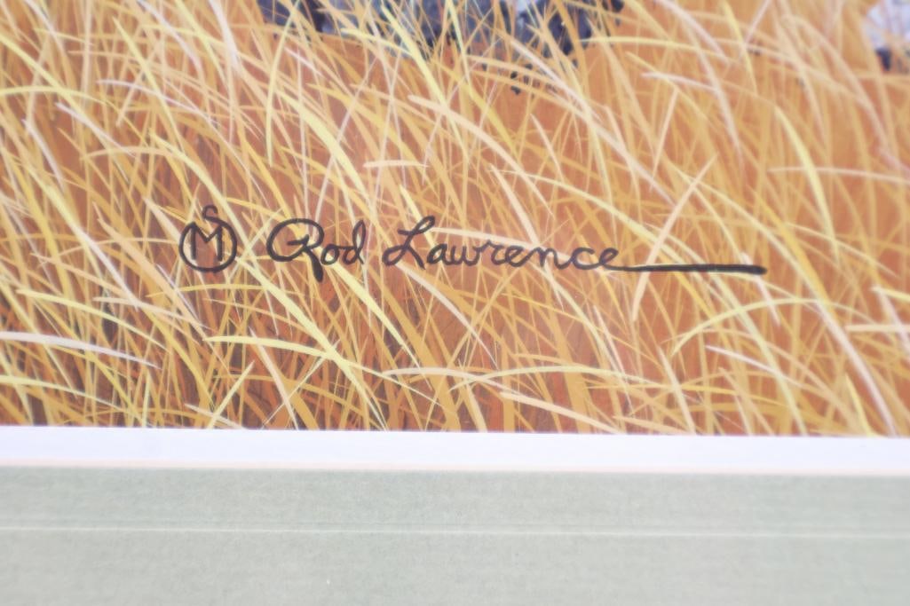 Rod Lawrence 'A Pronghorn Buck' Gouache Painting - 7