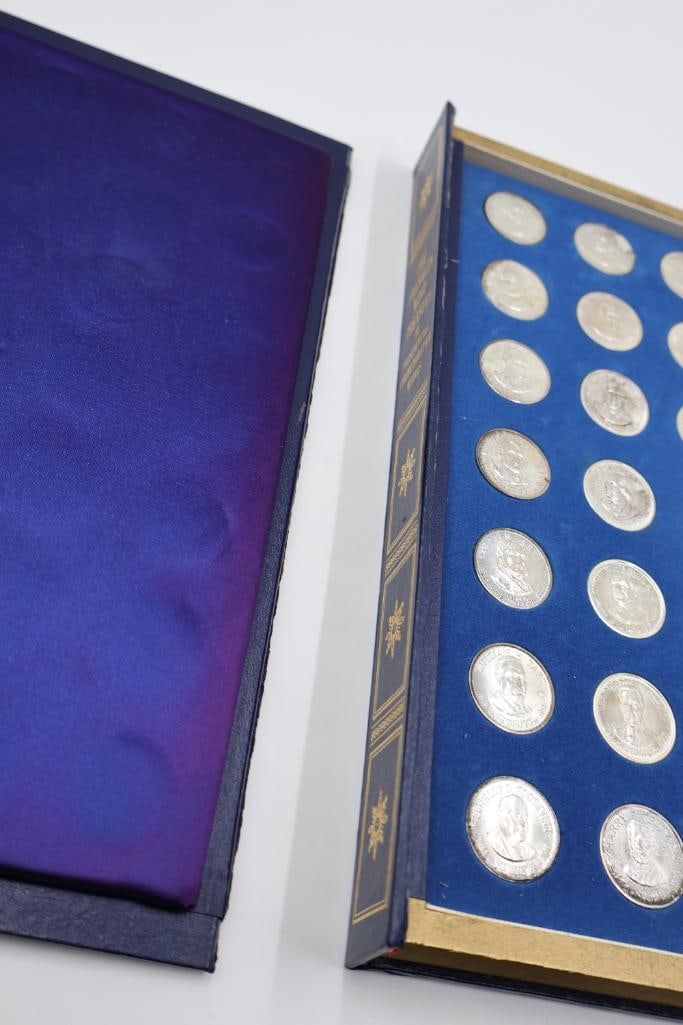 Franklin Mint Treasury of Presidential Commemorative Sterling Silver Medals - 2