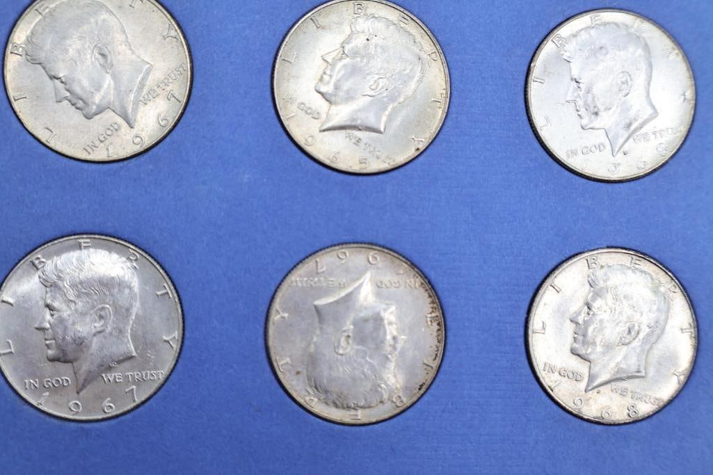 Whitman John F. Kennedy Half Dollar Collection Folder - 7