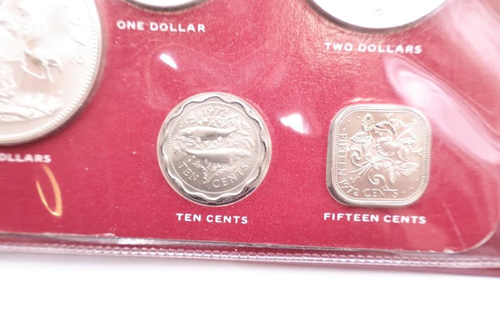 1972 Coins of the Bahamas, Uncirculated Specimen Set - 7