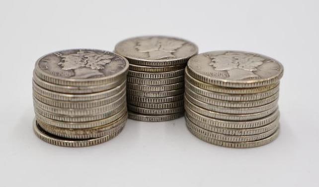 30 Mercury Dimes - 3