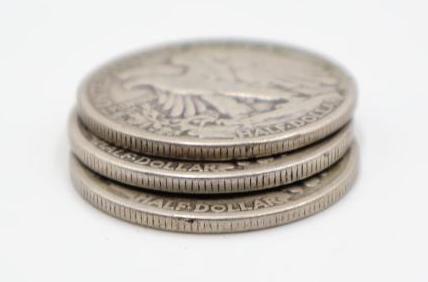 Three Walking Liberty Silver Half Dollars - 7