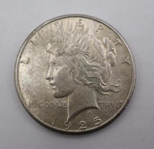 1925 Peace Silver Dollar - 2
