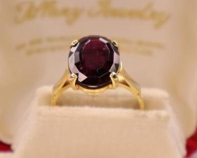 18k Yellow Gold Ruby Ring - 2