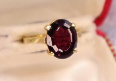 18k Yellow Gold Ruby Ring - 3