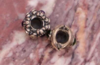 Four Pandora Charms with Gems Accents - 4
