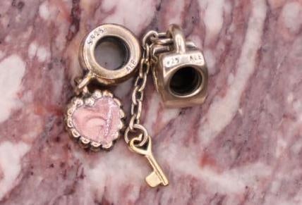Four Pandora Charms including Two Dangle Charms - 2