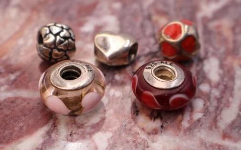 Five Heart Themed Pandora Charms - 2