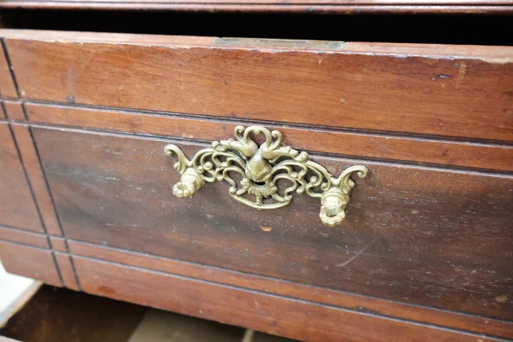 Antique Victorian Sideboard with Marble Top - 14
