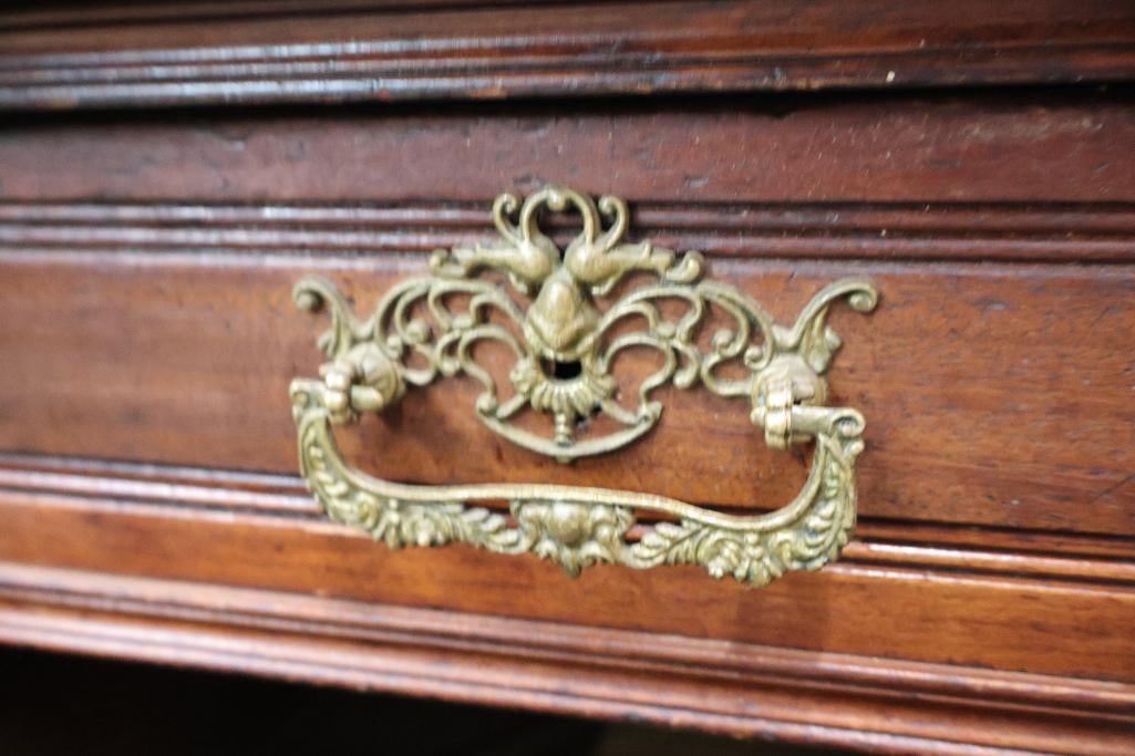 Antique Victorian Sideboard with Marble Top - 15