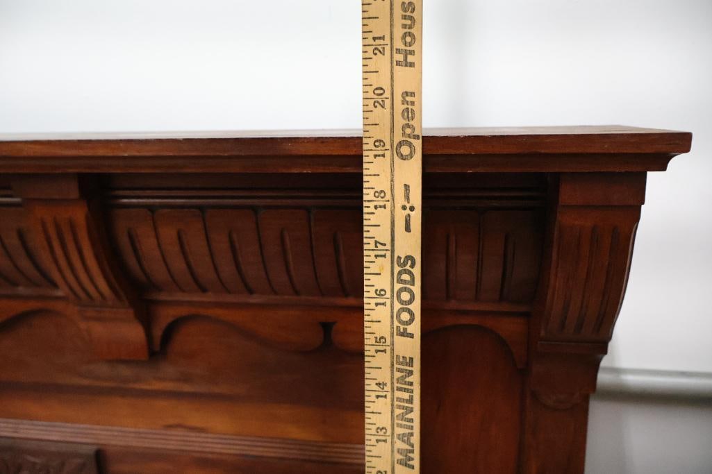 Antique Victorian Sideboard with Marble Top - 6