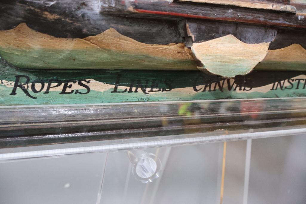 Vintage 'Ship Stores' Wood Decorative Sign - 7
