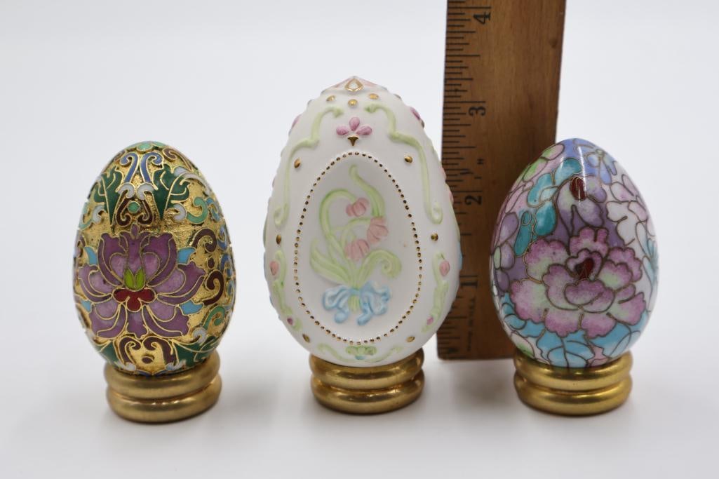 Three Collectable Egg Decor - 2