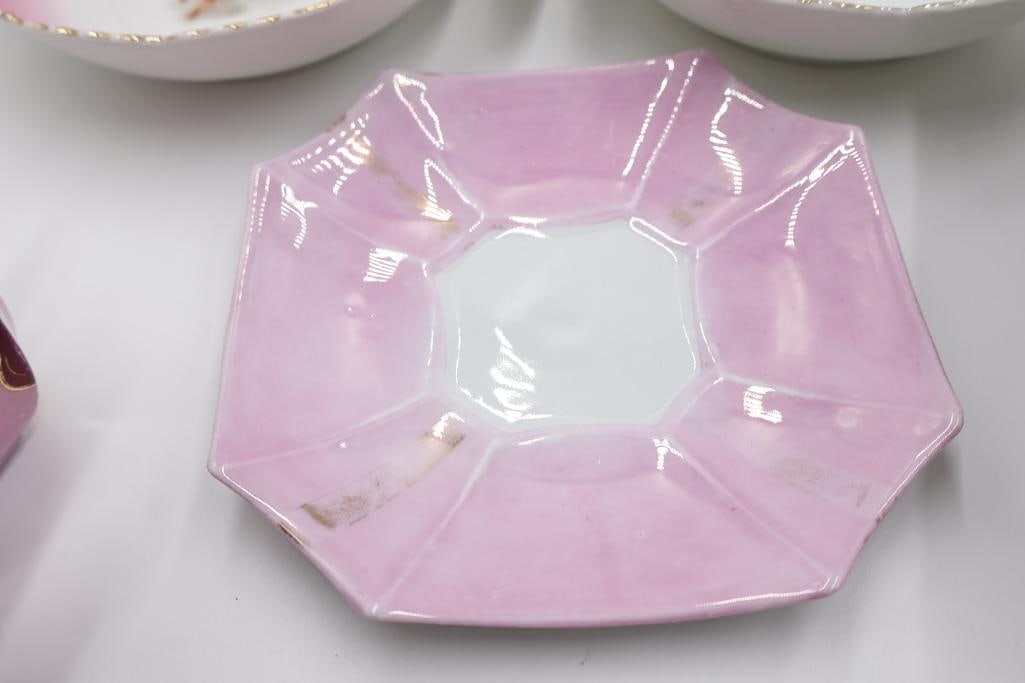 Collection of Antique Colorful Fine China - 7