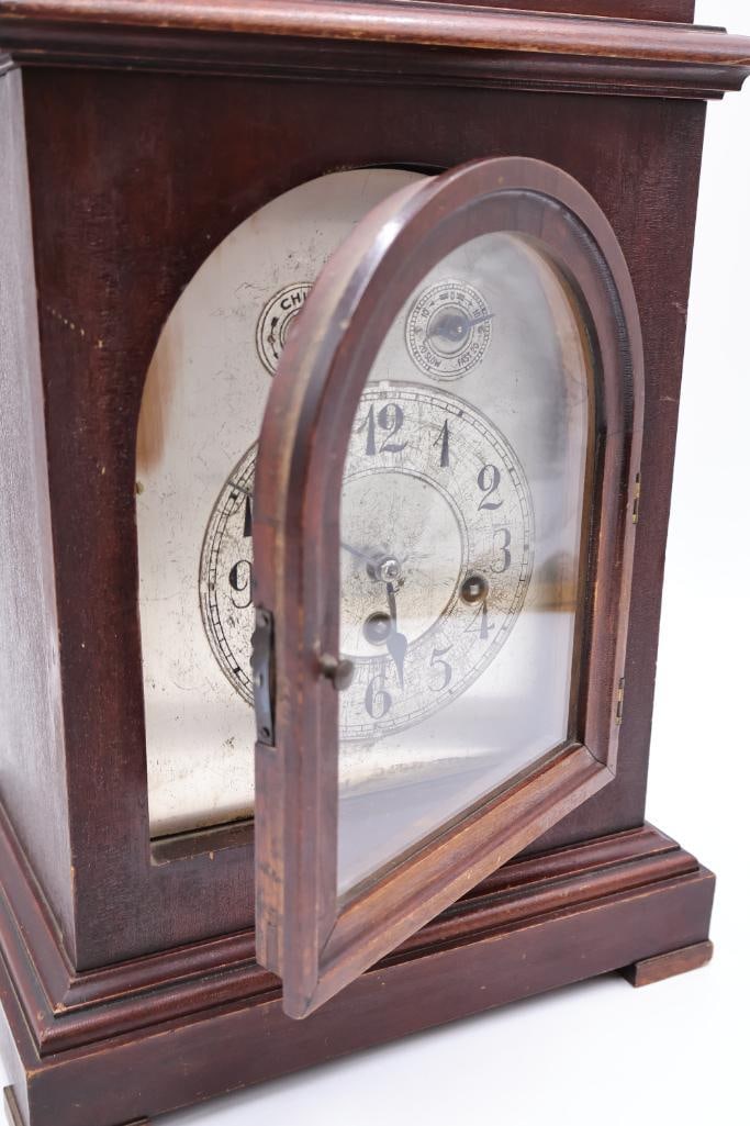 Antique Junghans Westminster chime mantel clock - 7