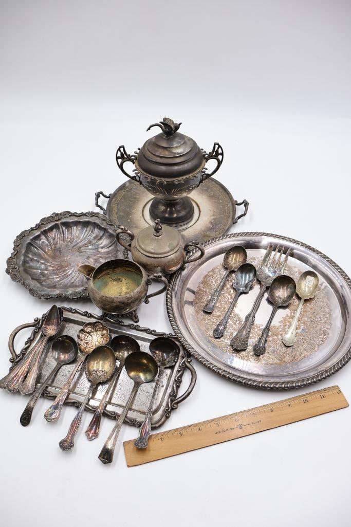 Collection of Antique Silverplate - 2