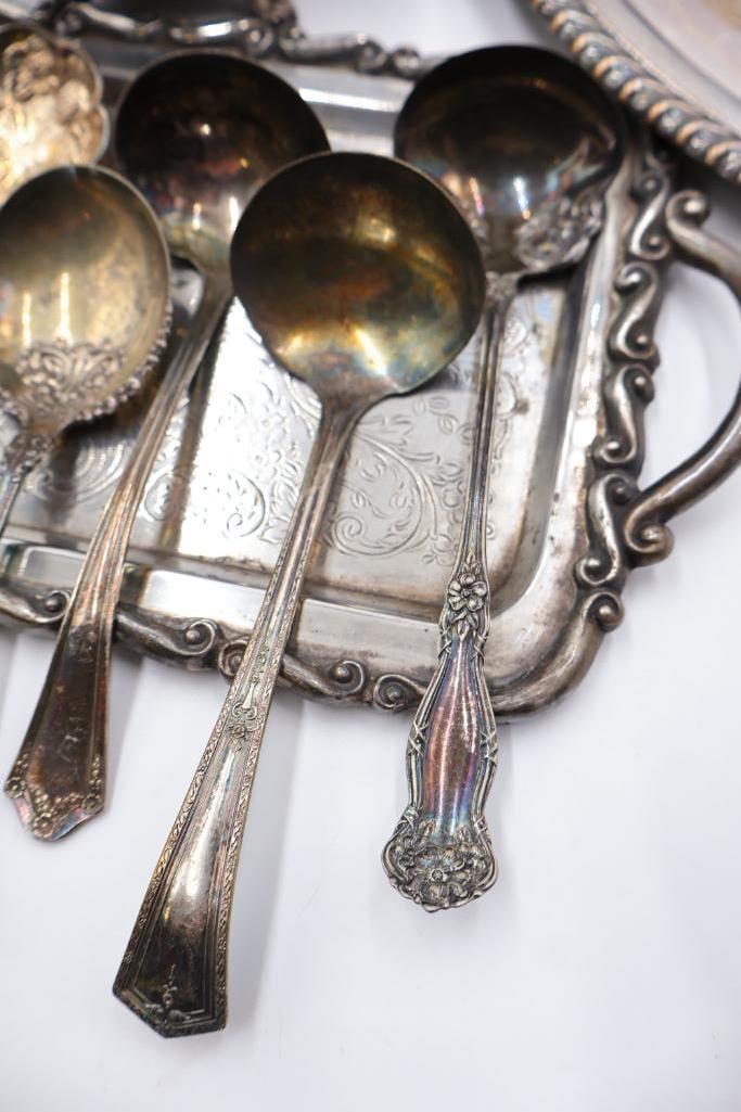 Collection of Antique Silverplate - 7