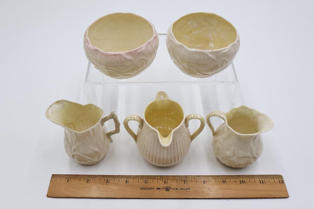Five Belleek Pieces - 2