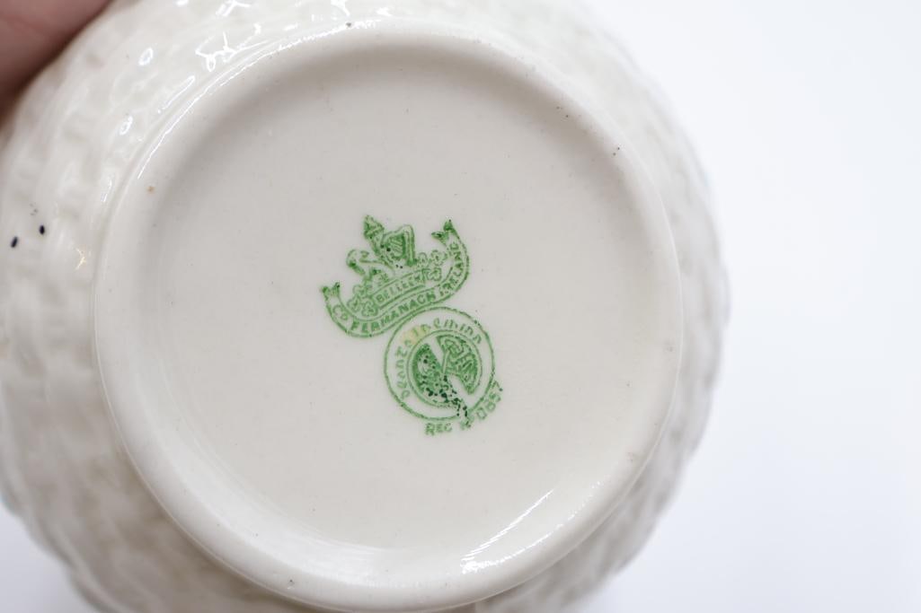 Three Belleek Iconic Shamrock Serving Dishes - 10