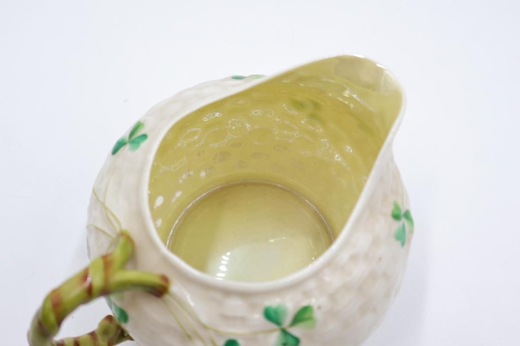 Three Belleek Iconic Shamrock Serving Dishes - 13