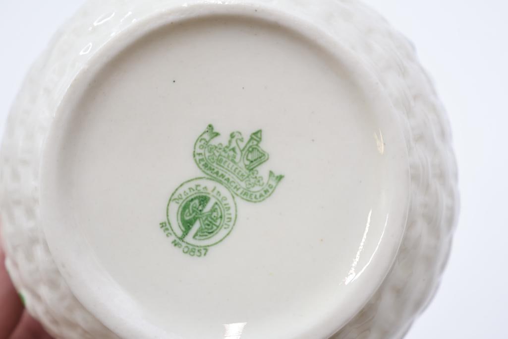 Three Belleek Iconic Shamrock Serving Dishes - 14