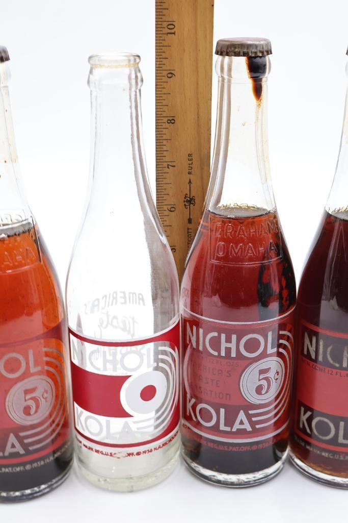 Vintage Nichol Kola Bottles - 2