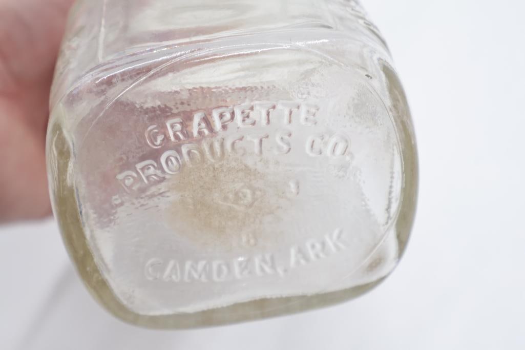 Four Vintage Grapette Clown Bottles - 4