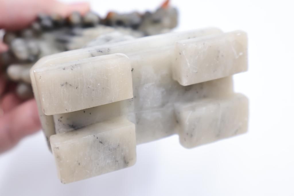 Two Vintage Soapstone Carvings - 7