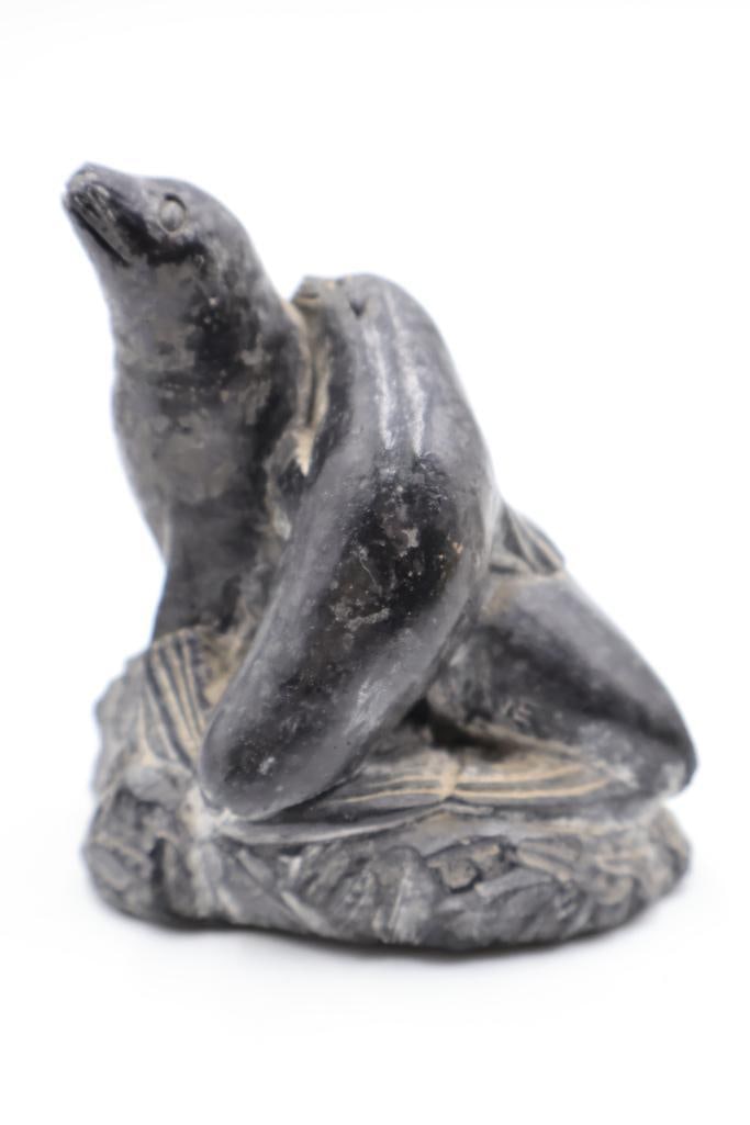 Three Costal Mammal Statues - 7