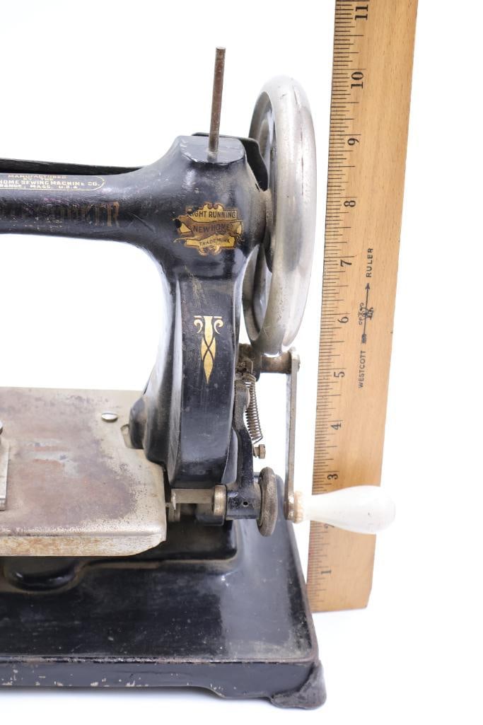 Antique New Home Little Worker Sewing Machine - 2