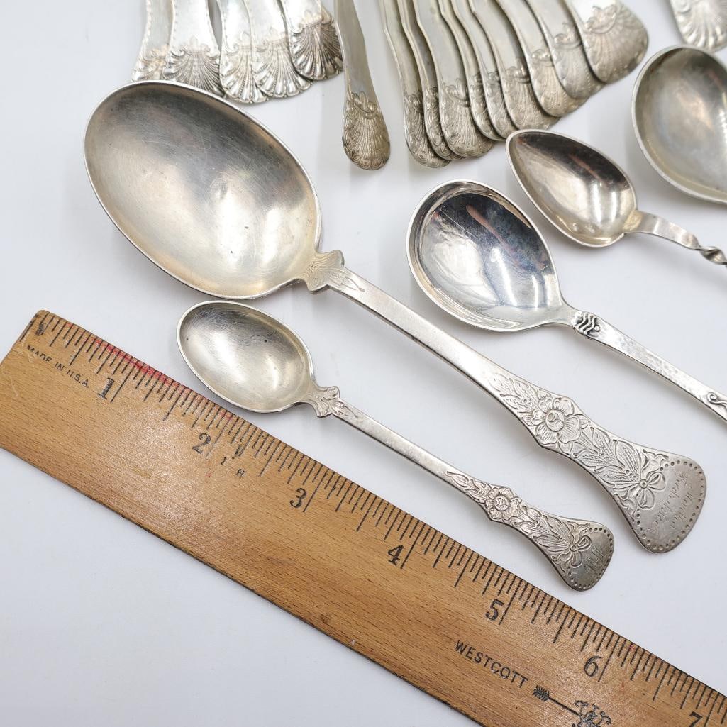 Collection of Ornate Silver Utensils - 2
