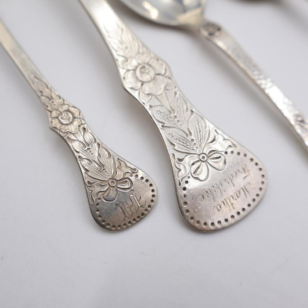 Collection of Ornate Silver Utensils - 3