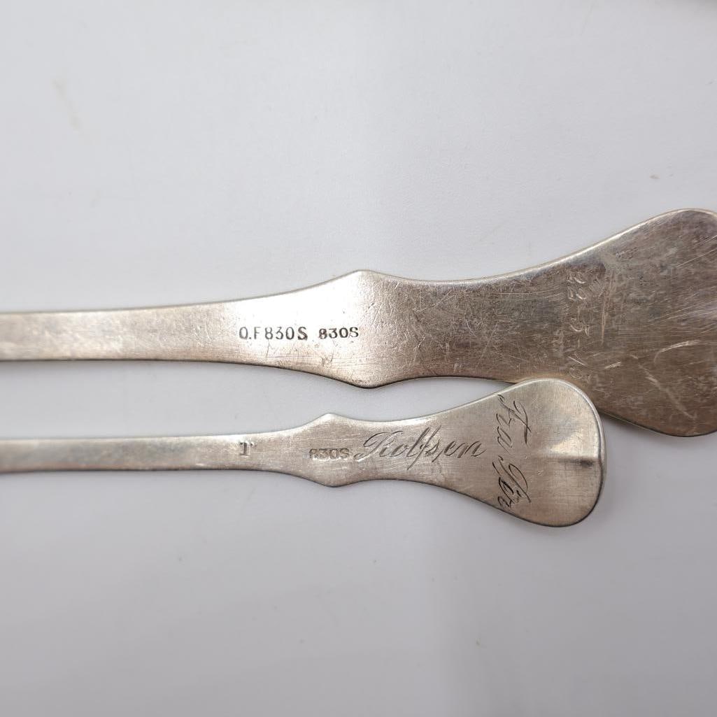 Collection of Ornate Silver Utensils - 4